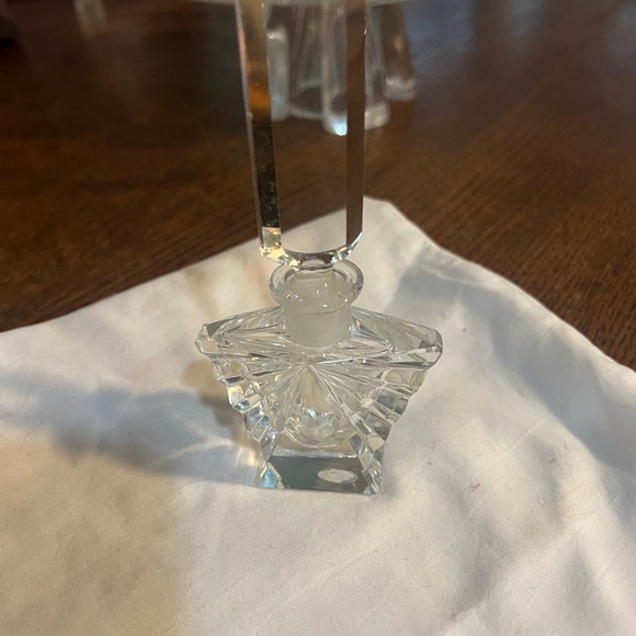 Other - Antique Clear Glass Perfume Bottle